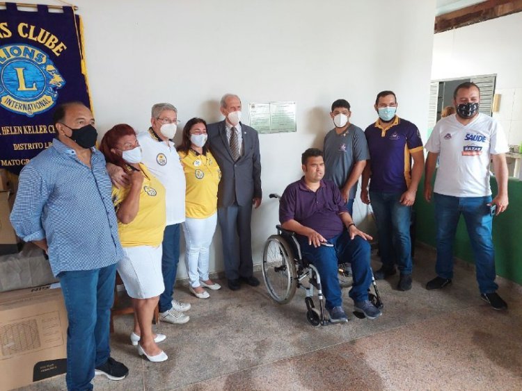 LCIF e Lions Clube Hellen Keller, entrega doação ao Instituto dos Cegos de Mato Grosso