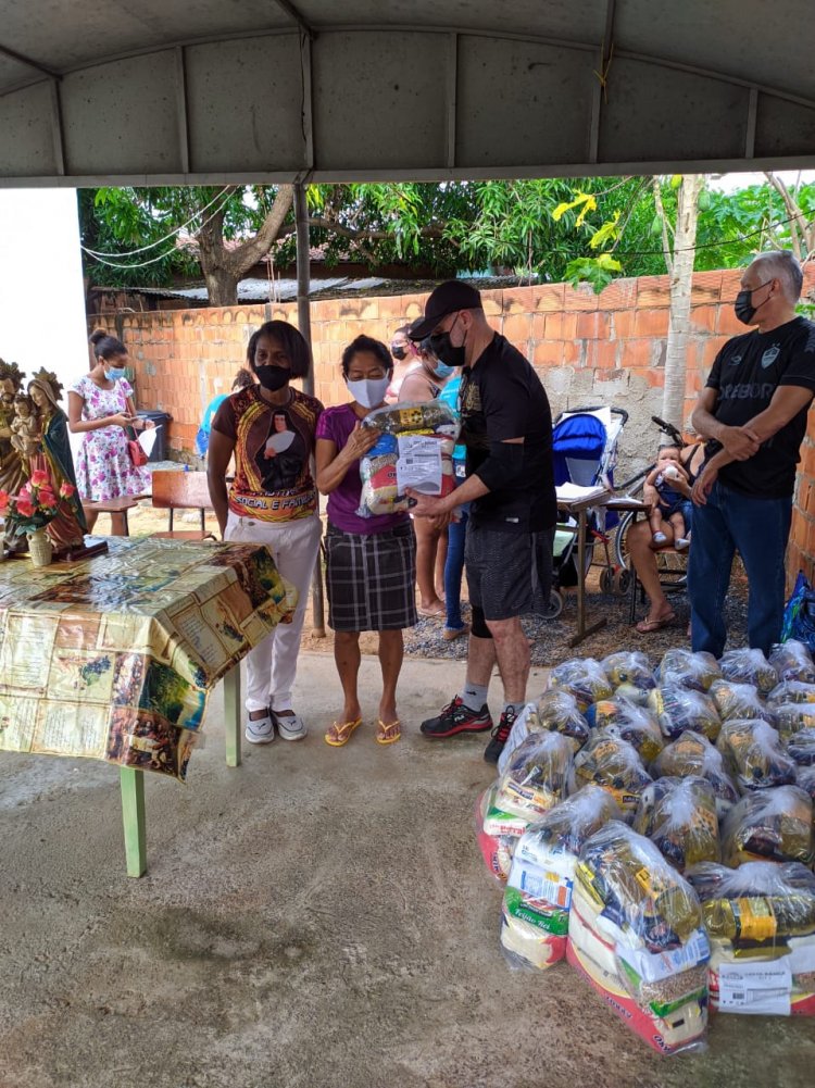 Cuiabá Leste faz nova entrega de 60 cestas básicas