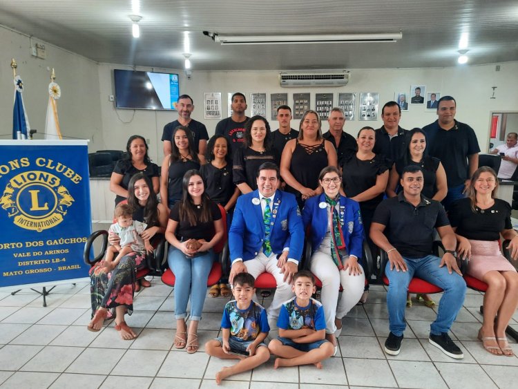 Distrito LB-4 funda novo clube no Vale dos Arinos – Lions Clube Porto dos Gaúchos