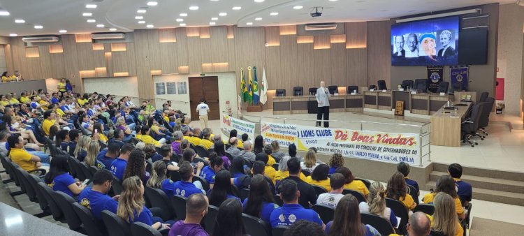 Lions Club Internacional DLB4 e LEO Clube Distrito LB4 promovem encontro histórico em Sinop/MT