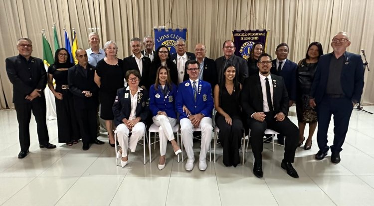 Lions Clube Cuiabá Leste celebra 38 anos com Posse de Novos Associados e Honrosa Visita do Governador do Distrito LB4