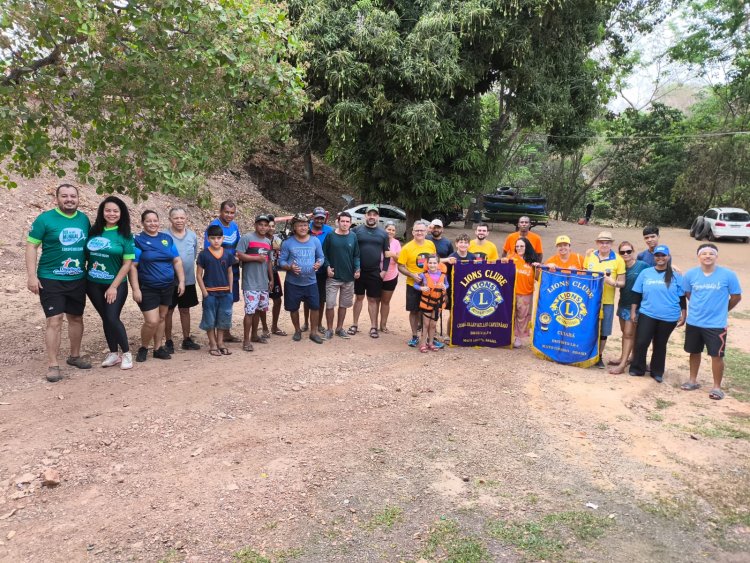 Comunidade se une em ação de limpeza do Rio Coxipó no Distrito do Coxipó do Ouro